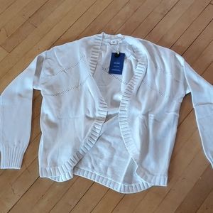 Tentree White cardigan